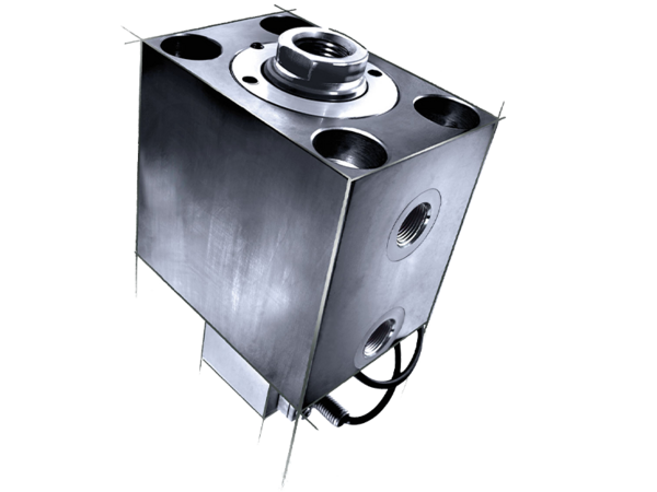 AHP Merkle block cylinder with external inductive proximity switches BZH