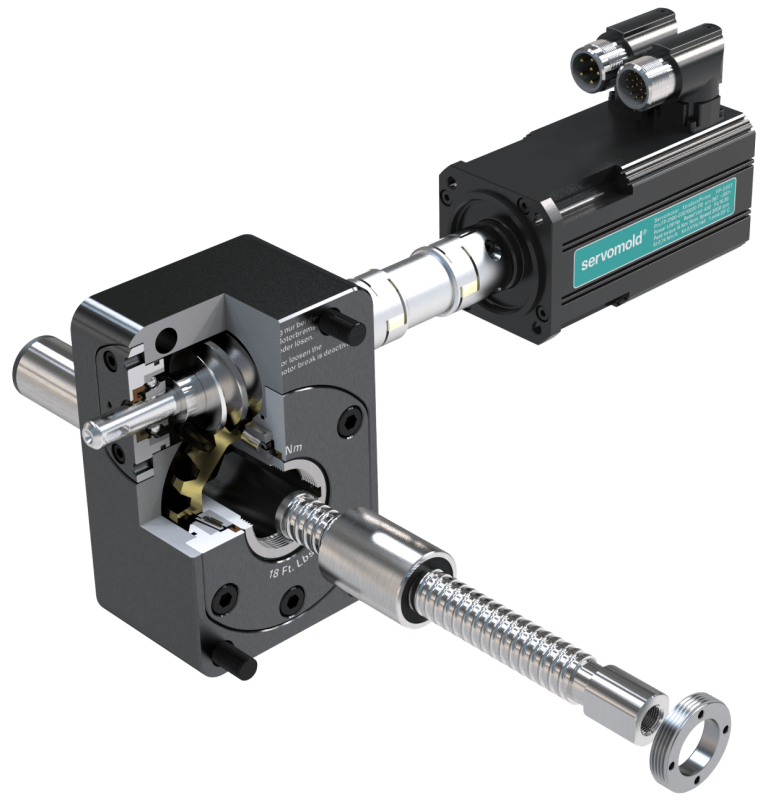 servo schneckeneinheit ssa m detailansicht servomold