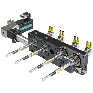 servo schneckenschrauber vierfach ssv hauptansicht servomold
