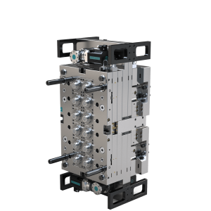 Servomold unscrewing halves